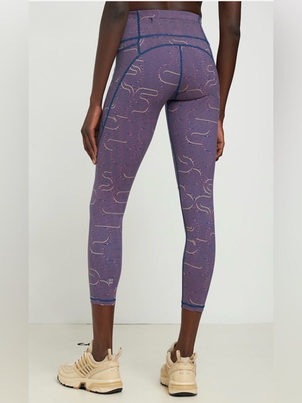 Sweaty Betty Power 7/8 Leggings US 4-6 High Waist Print NWT - Picture 2 of 8